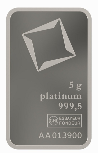5 g Platinum 999 baar