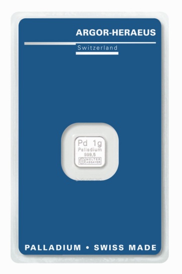 1 g Palladium 999 baar