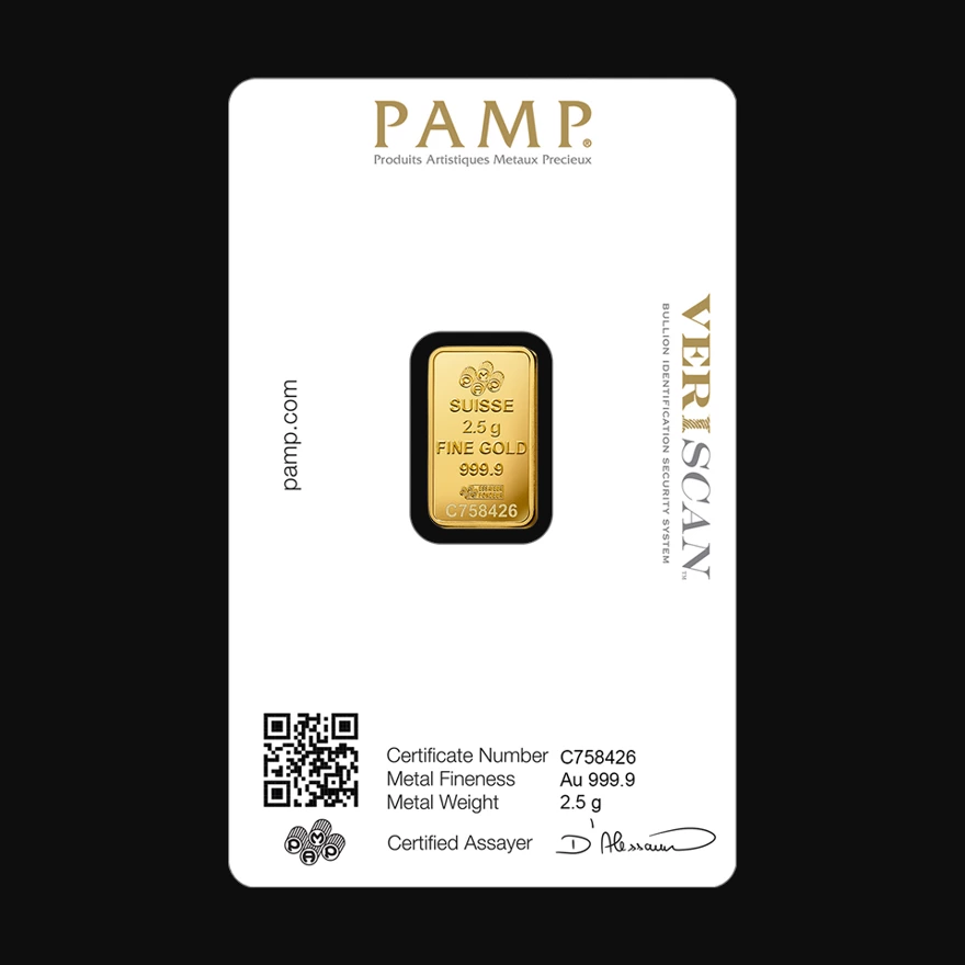 2,5 g baar Fortuna PAMP