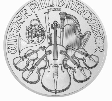 Wiener Philharmoniker 1 oz zilveren munt